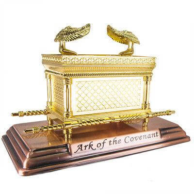 Holy of Holies inspired Ark of the Covenant gold plated replica
