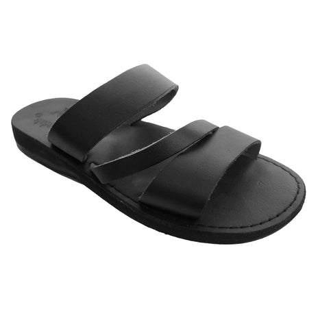 Authentic biblical sandals for men in genuine leather Jerusalem made