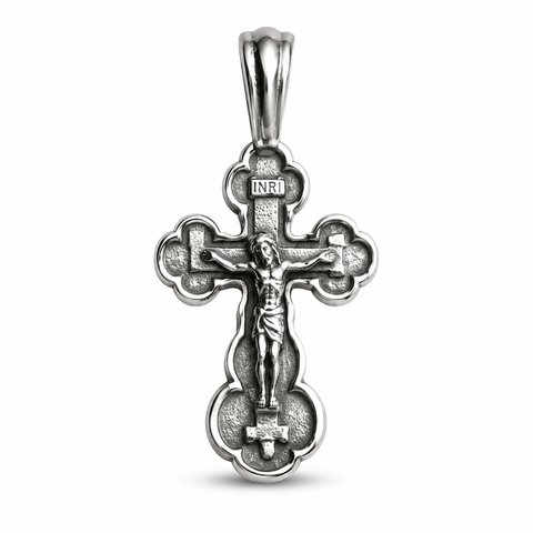 925 Sterling Silver Crucifix Pendant Holy Land Christian Cross