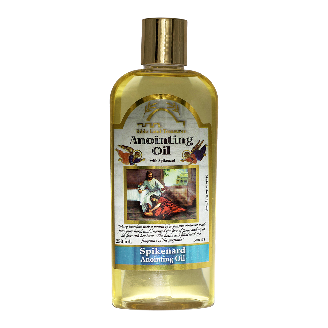 Biblical Anointing Oil for Prayer Spikenard Jerusalem 250ml Holy Land