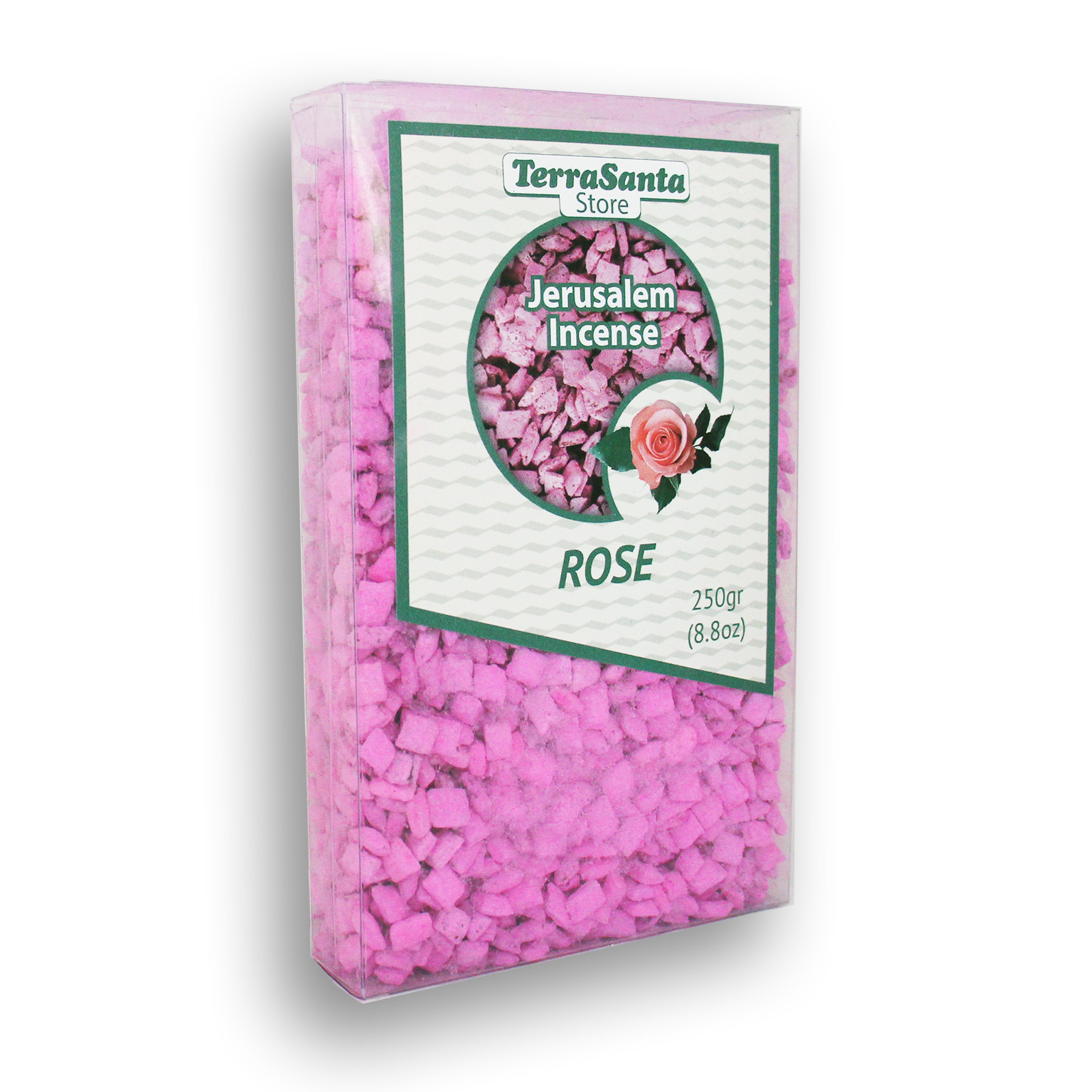 Biblical rose incense gift from Jerusalem for church and home