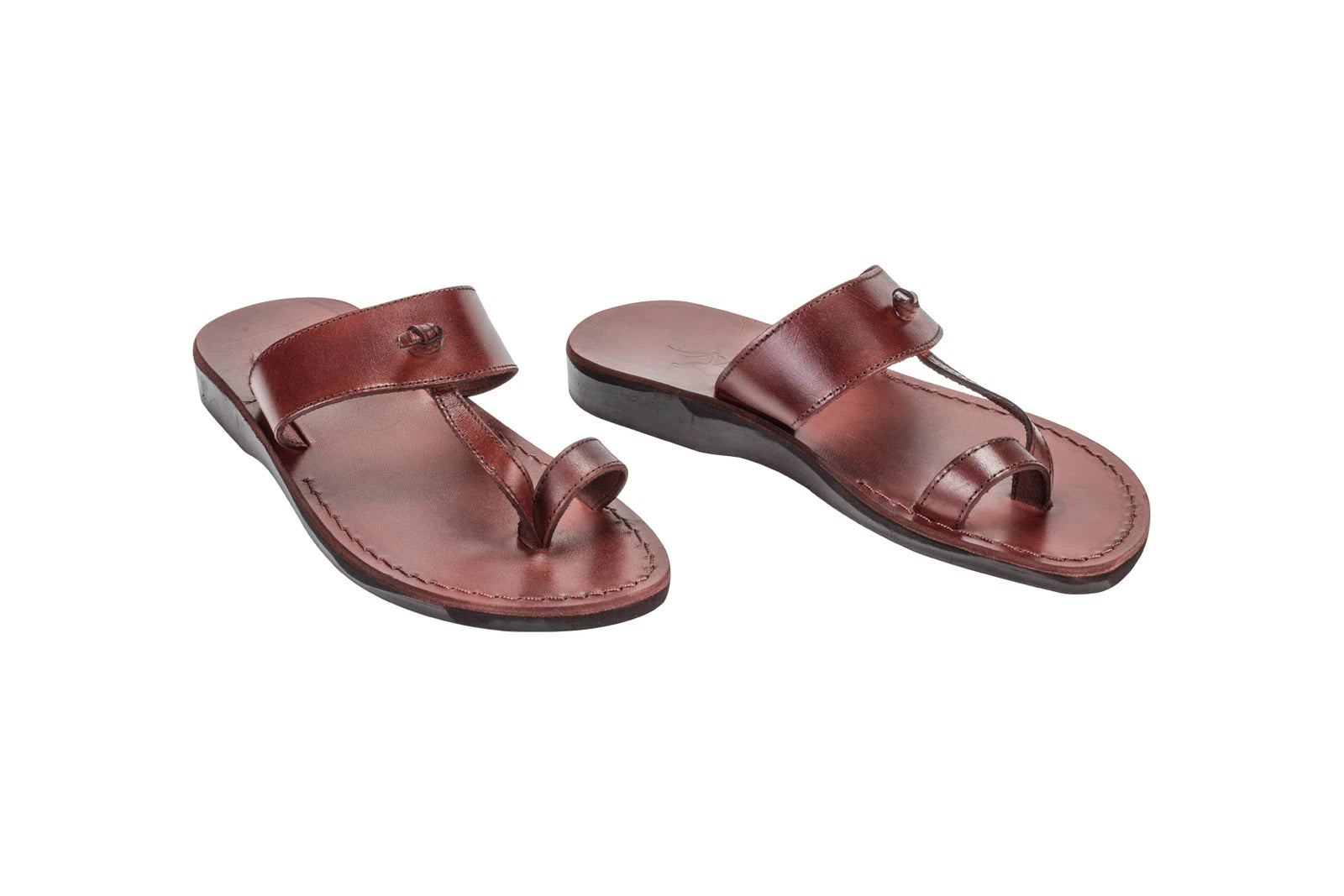 camel leather Bedouin sandals inspired by biblical tradition