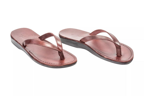 authentic camel leather biblical flip flops from Jerusalem
