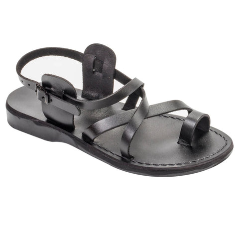 camel leather biblical sandals for women inspired by Jerusalem tradition
