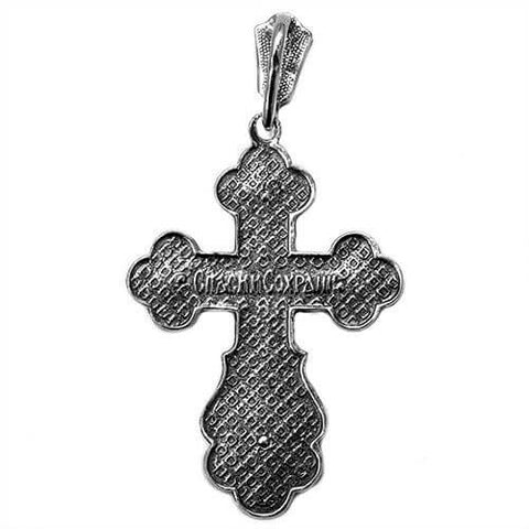 Catholic crucifix necklace sterling, INRI detail, prayer accessory
