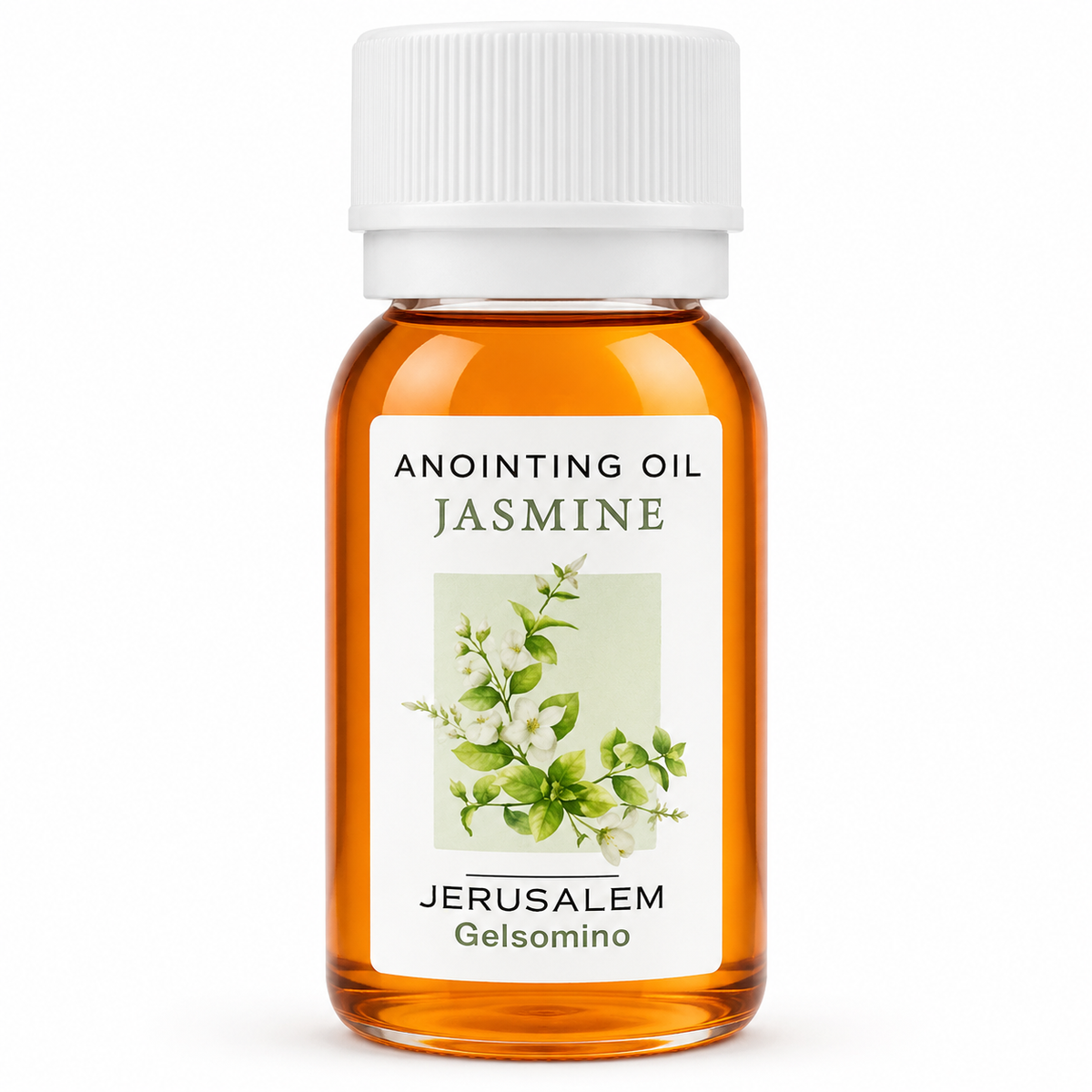 Jasmine Anointing Oil from Jerusalem - Authentic Holy Land Prayer & Blessing Oil