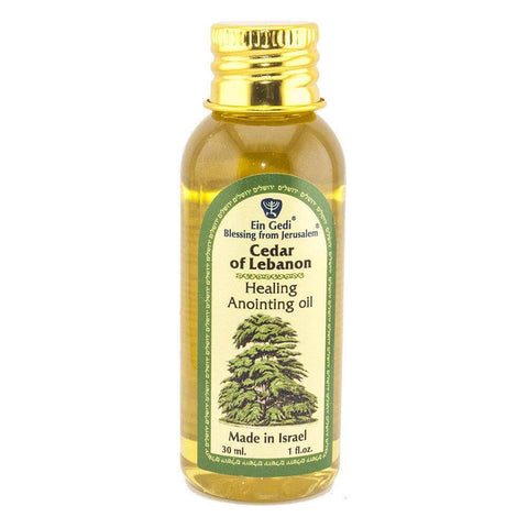Cedar anointing oil online Holy Land religious gift from Israel