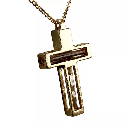 Holy Sepulchre Jerusalem cross pendant, spiritual keepsake gift
