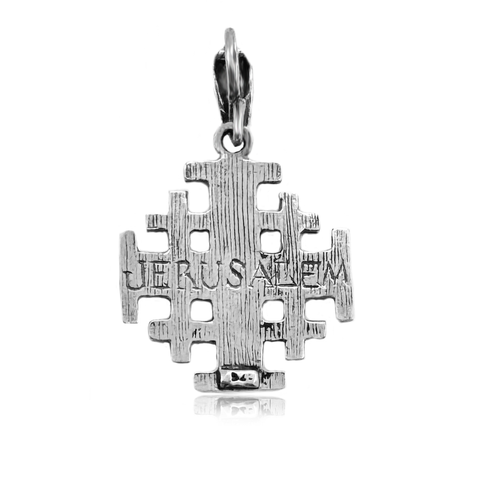 Christian silver cross necklace — faith gift from Israel 925

