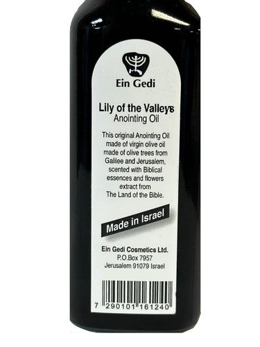 holy anointing oil lily of the valley authentic anointing oil from jerusalem christian prayer oil
