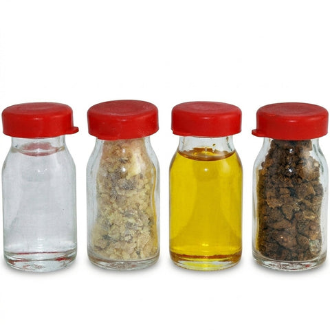 Authentic Bethlehem Holy Land Blessing Set with Oil, Soil, Water, and Incense