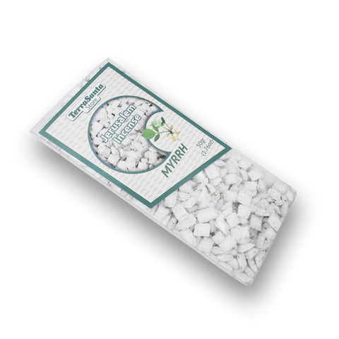 Devotional incense gift of Jerusalem myrrh resin
