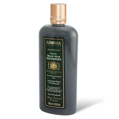 Aroma Dead Sea Black Mud Anti Dandruff Shampoo Enriched 12.85 fl.oz/ 380ml