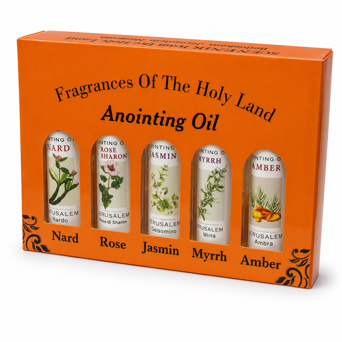 Holy Land Anointing Oil Set – Roll-On Biblical Scents