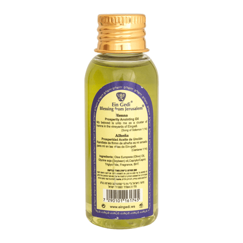 Ein Gedi henna anointing oil, authentic Holy Land fragrance
