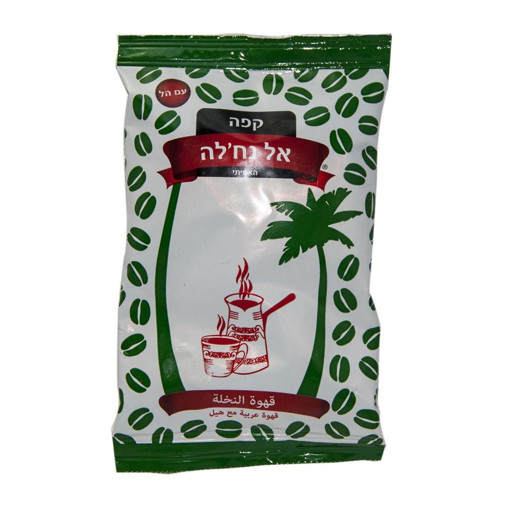 El Nakhleh green coffee bag reverse label detail
