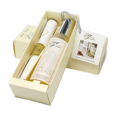 Spiritual men's fragrance Essence of Jerusalem cologne with sacred herb design
