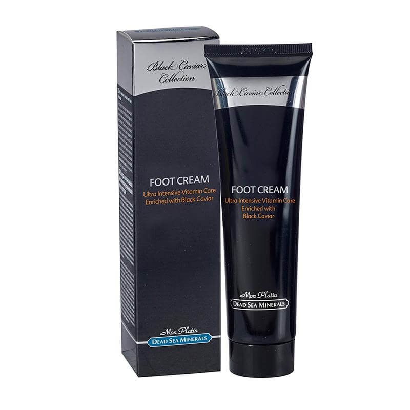 Foot Moisturizer Cream with Vitamins Capsules Black Caviar DSM Mon Platin 3,38 fl.oz (100 ml)