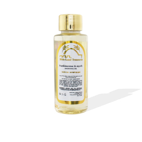 Bible Land Treasures Anointing Oil Frankincense, Myrrh & Spikenard -  50 ml / 1.7 fl oz