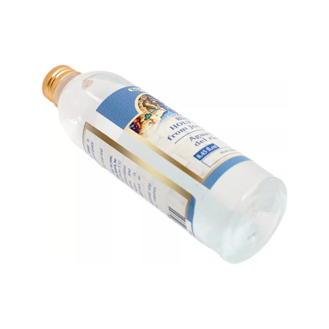 Front view — Blessed Holy Water from the Jordan River, label
