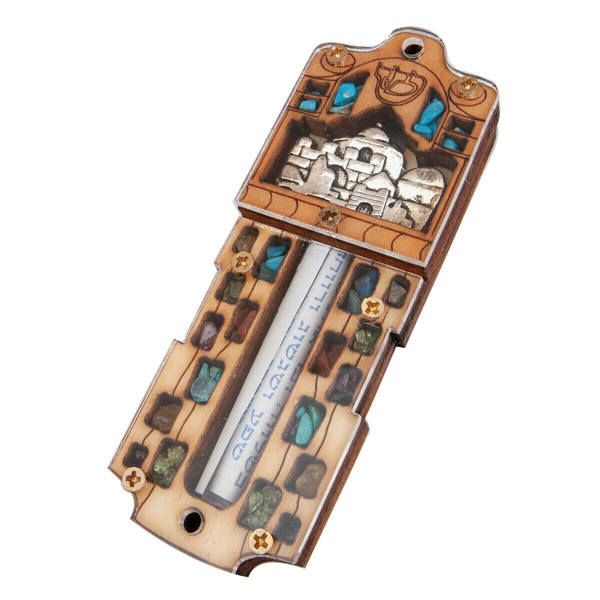 Mezuzah with Shaddai inscription symbolizing door guardian
