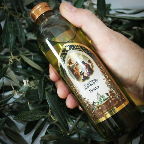 Anointing Oil Henna – Sacred Floral Oil from the Holy Land 250ml/8.5 fl.oz.