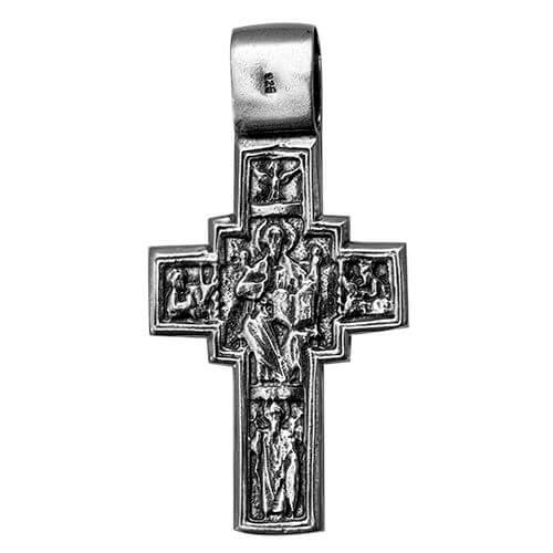 Holy Land 925 silver cross necklace consecrated
