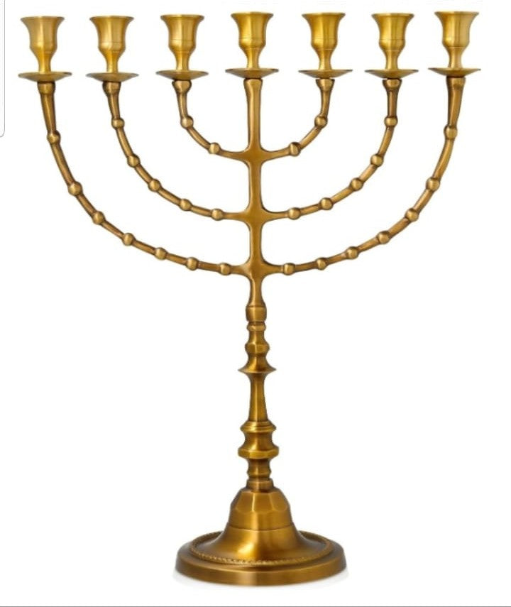 holy land menorah spiritual judaica decor

