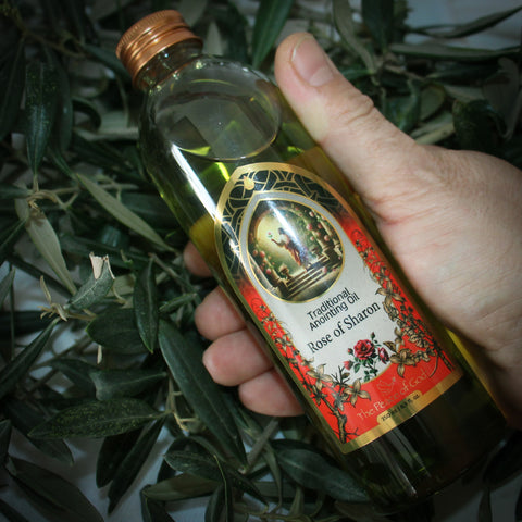 holy land rose of sharon oil for prayer and consecration
