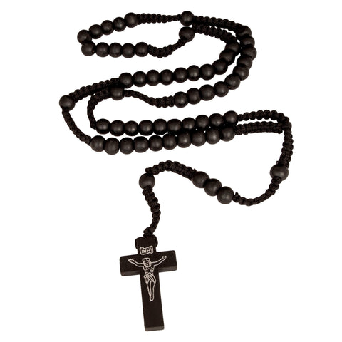 Holy Land wooden prayer beads rosary
