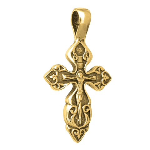 Jerusalem cross pendant sterling 925 for prayer and worship