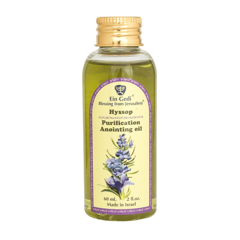 Hyssop oil for Christian anointing and devotion