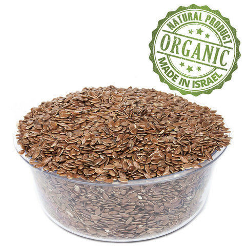 Authentic Israeli flax seeds, a natural pantry staple.
