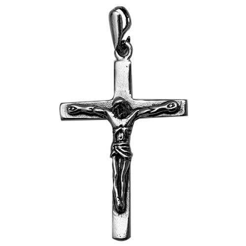 buy silver cross necklace — 925 sterling crucifix from Jerusalem
