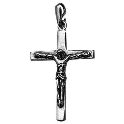 buy silver cross necklace — 925 sterling crucifix from Jerusalem
