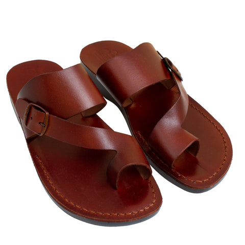 jerusalem bedouin leather jesus sandals biblical footwear tradition
