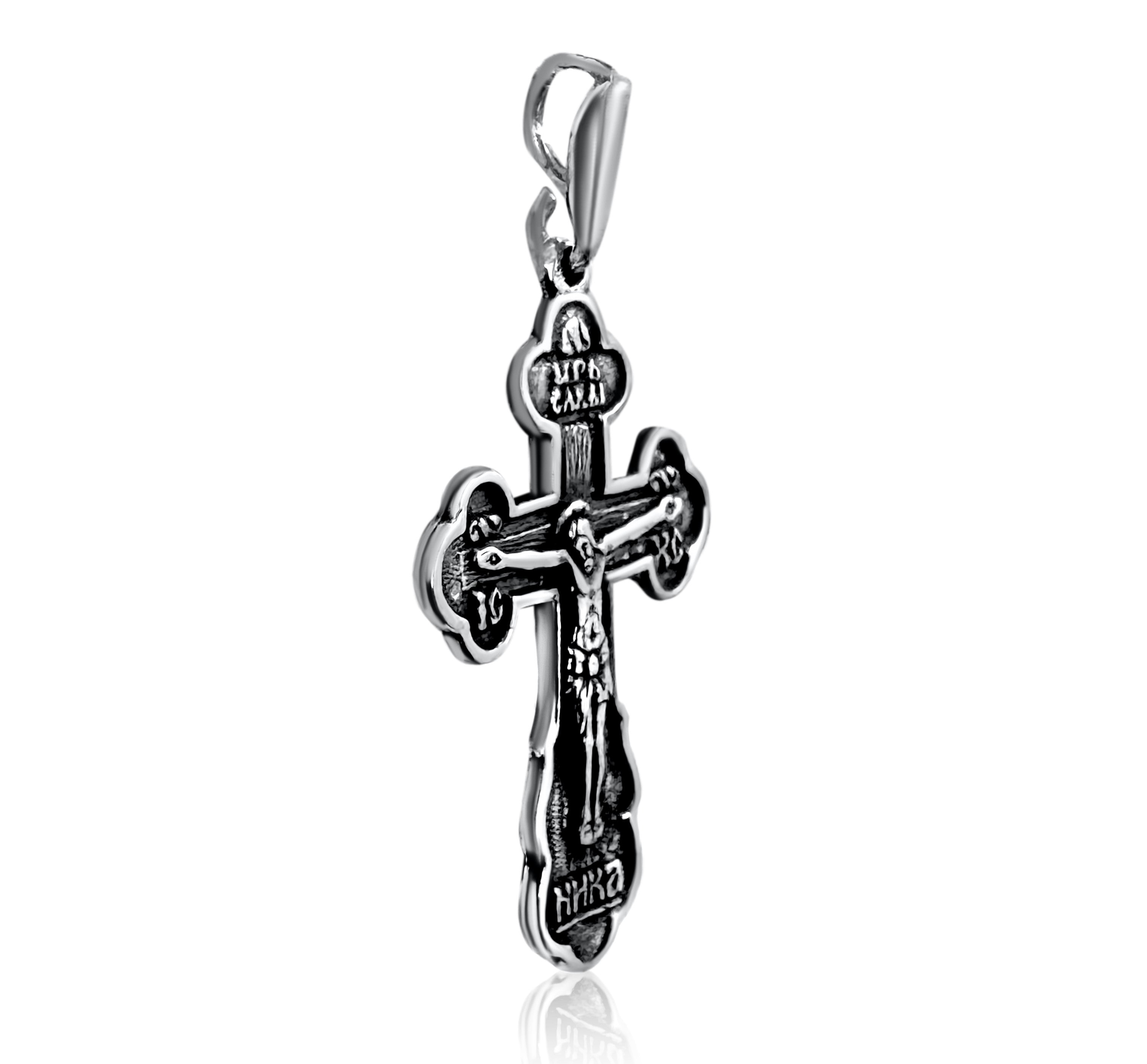 Jerusalem cross pendant sterling, Christian jewelry devotion
