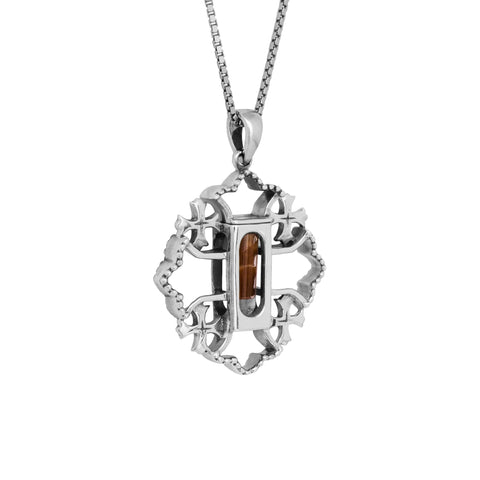 Jerusalem Cross pendant silver online gift keepsake
