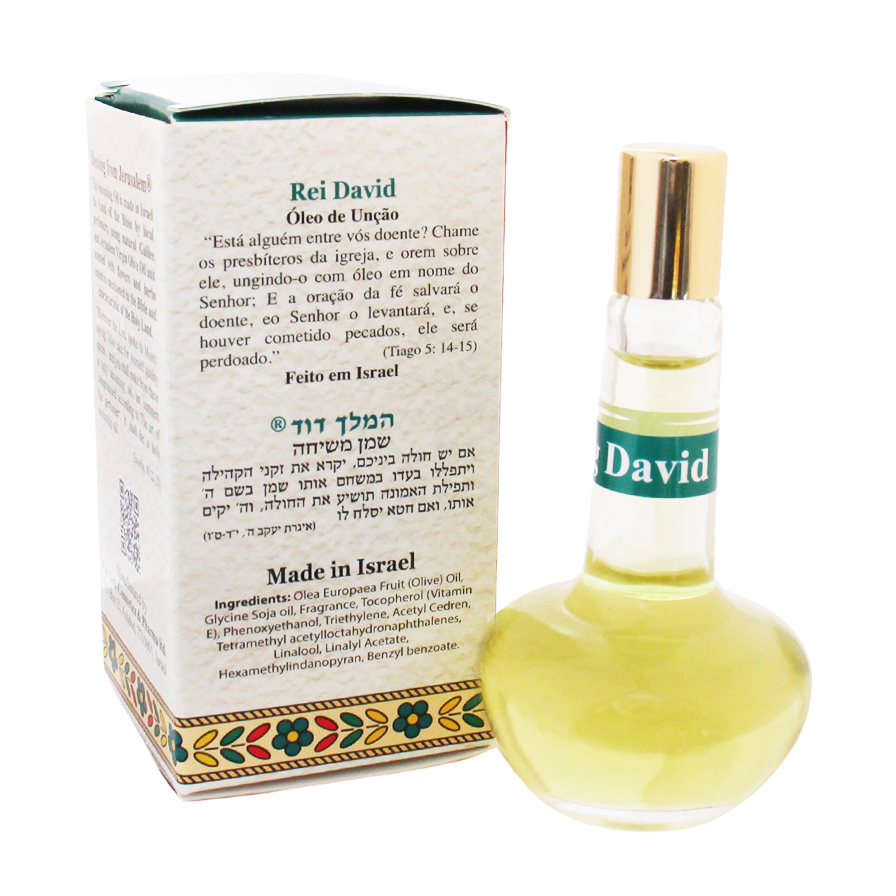 Holy Land King David spiritual oil for reflection