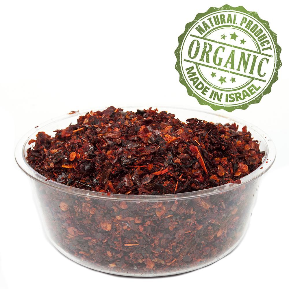 Kosher paprika flakes from Israel for cooking and garnishing
