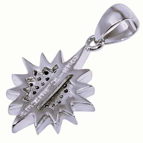 Biblical star of Bethlehem jewelry with Swarovski crystals from Israel