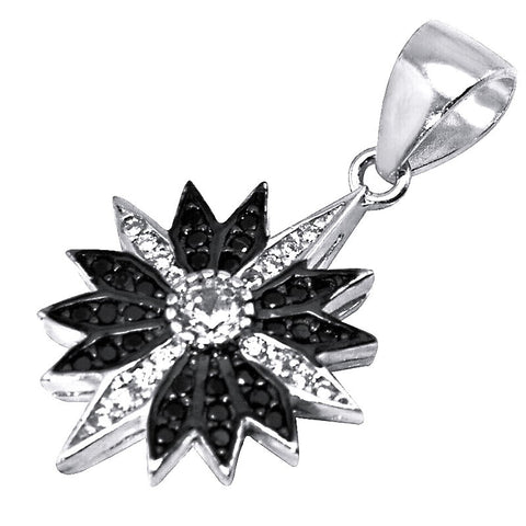 Christian Bethlehem Star pendant sterling silver with Swarovski crystals