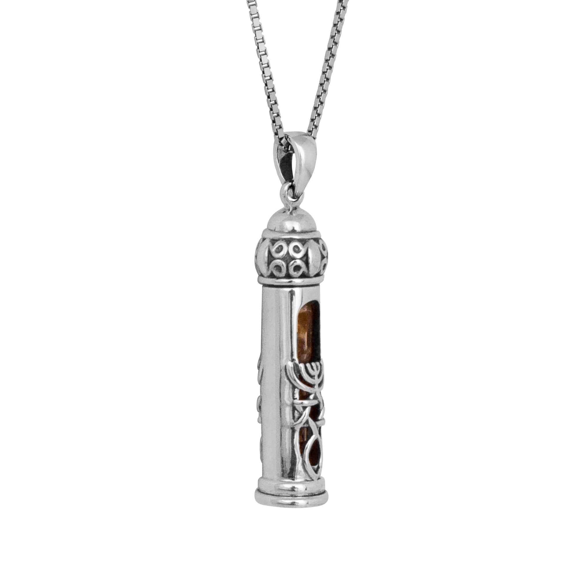 Small messianic necklace with Star of David cross detail