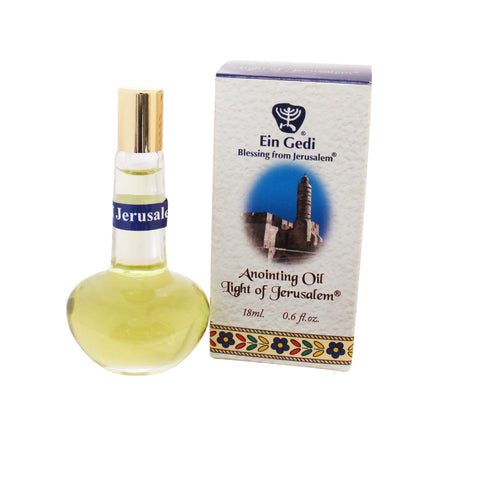 Blessed Light of Jerusalem Holy Anointing Oil for Prayer | Ein Gedi 18ml