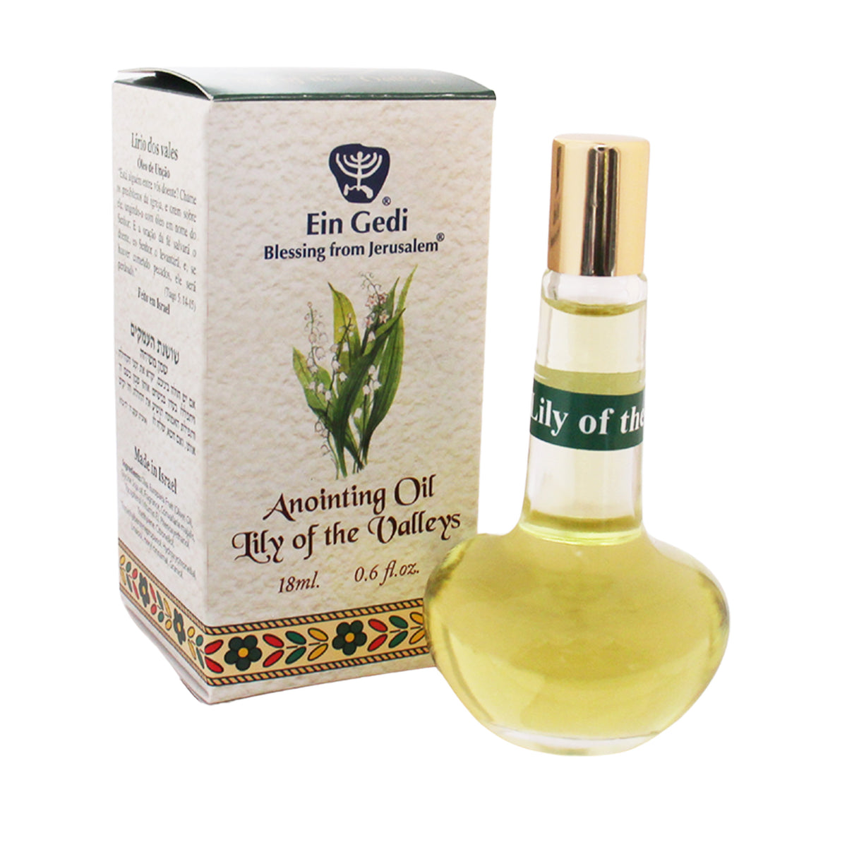Ein Gedi Lily of the Valleys – Biblical Anointing Oil for Prayer & Worship