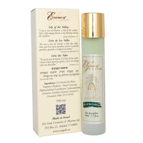Lily of the Valleys perfume by Ein Gedi, elegant spiritual fragrance
