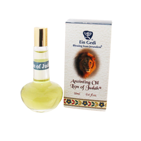 Authentic Lion of Judah Anointing Oil – Ein Gedi Christian Prayer Blend