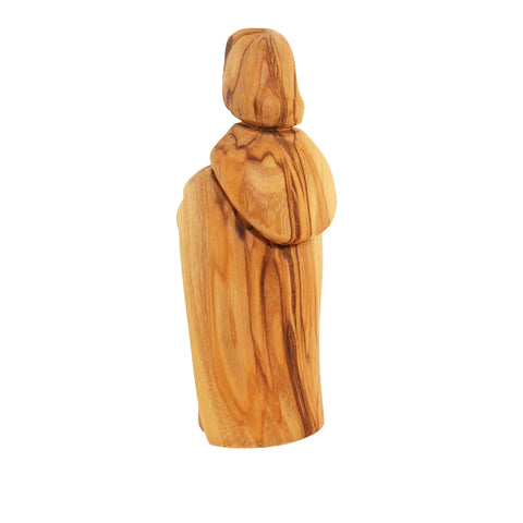 Good Shepherd Olive Wood Statue – Jesus Carrying the Lamb | Hand-Carved Faith Gift