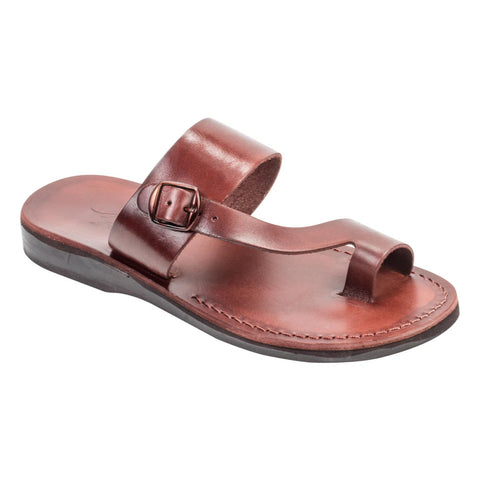 mens bedouin leather jesus sandals authentic biblical footwear holy land
