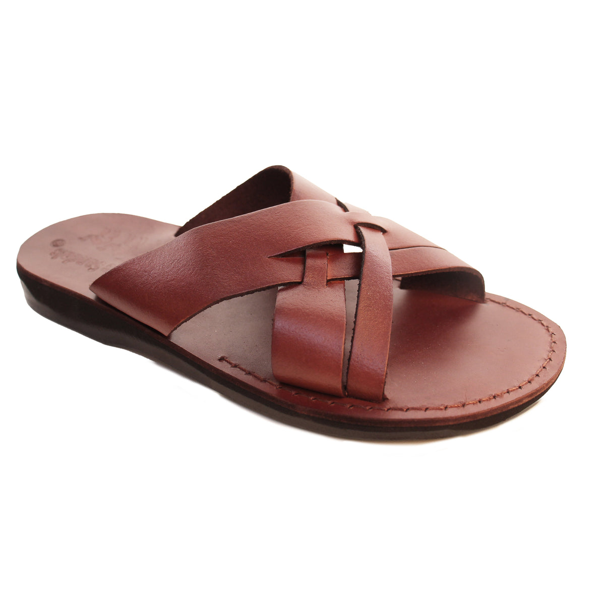 Men’s braid leather Jesus sandals Holy Land style